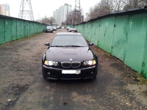 2005 BMW M3 III (E46), чёрный