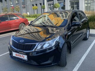2012 Kia Rio III, чёрный, 760000 рублей, вид 1