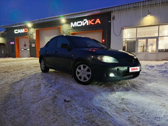 2008 Mazda 3 I (BK) Рестайлинг, чёрный, 625000 рублей - вид 5