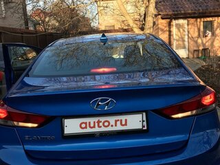 2016 Hyundai Elantra VI (AD), синий, 1800000 рублей, вид 3