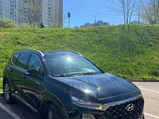 2019 Hyundai Santa Fe IV, чёрный, 3049000 рублей, вид 2
