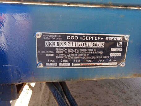 2022 Berger Berger, синий, 1600000 рублей, вид 5