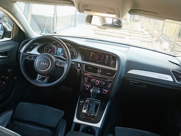 2014 Audi A4 IV (B8) Рестайлинг, серый - вид 3