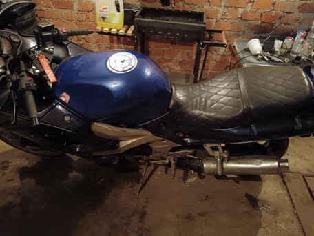 1995 Kawasaki ZZR 400, синий, 200000 рублей, вид 3