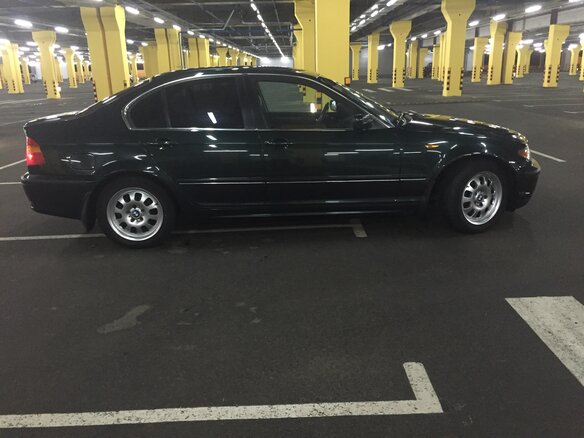 2002 BMW 3 серии 320i IV (E46) Рестайлинг, зелёный - вид 9