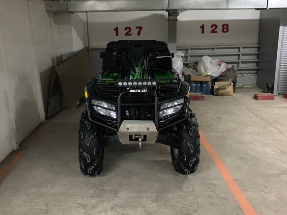 2012 Arctic Cat 700 Series, зелёный - вид 1