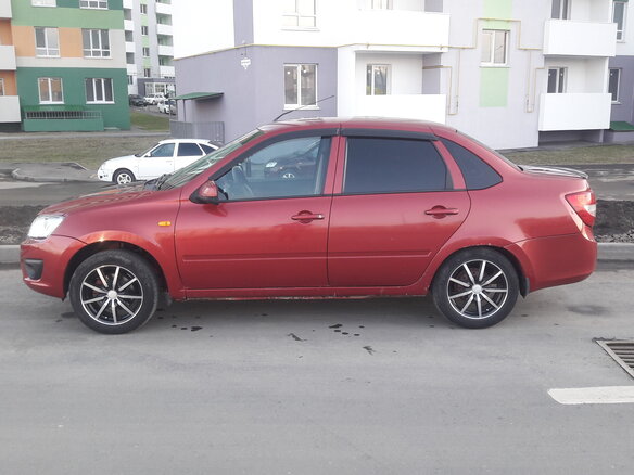 2013 Lada (ВАЗ) Granta I, красный - вид 5
