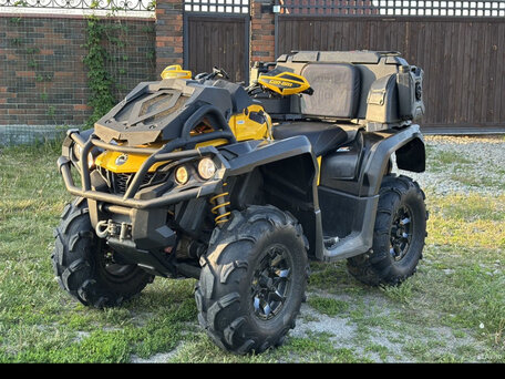 2014 BRP Can-Am Outlander X MR 650, жёлтый, 700000 рублей, вид 3