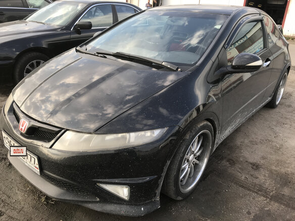 2007 Honda Civic Type R VIII, чёрный - вид 1