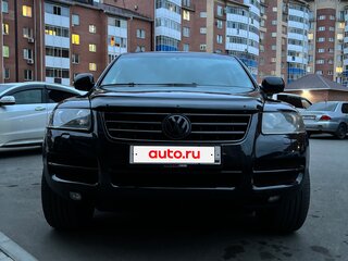 2006 Volkswagen Touareg I, чёрный, 1555555 рублей, вид 1