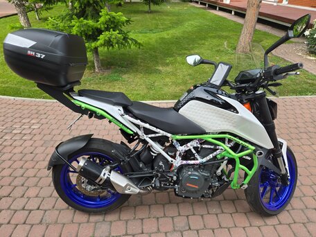 2018 KTM 390 Duke, белый, 375000 рублей, вид 3