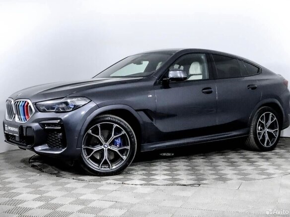 2021 BMW X6 30d III (G06), серый, 8350000 рублей - вид 7