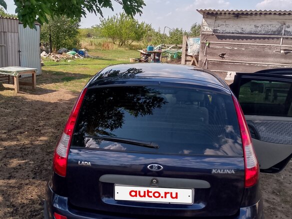 2010 Lada (ВАЗ) Kalina I, синий, 400000 рублей - вид 6