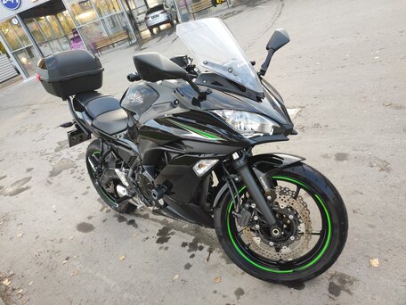 2017 Kawasaki Ninja 650, чёрный, 598000 рублей, вид 1