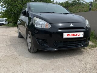 2013 Mitsubishi Mirage VI, чёрный, 595000 рублей, вид 2