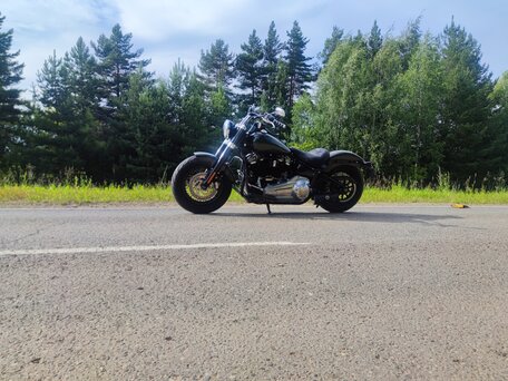 2019 Harley-Davidson Softail Slim, зелёный, 1200000 рублей, вид 1