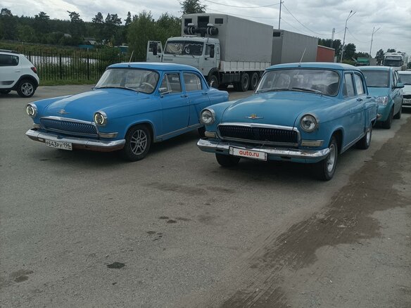1964 ГАЗ 21 «Волга» 21Л, синий, 800000 рублей