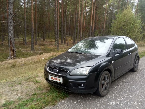 2007 Ford Focus II, чёрный