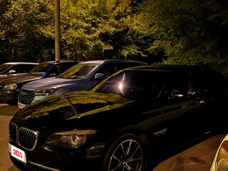 2011 BMW 7 серии Long 750Li xDrive V (F01/F02/F04), чёрный, 1190000 рублей, вид 3
