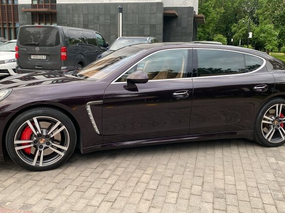 2013 Porsche Panamera Turbo Executive I Рестайлинг, фиолетовый, 3120000 рублей - вид 6