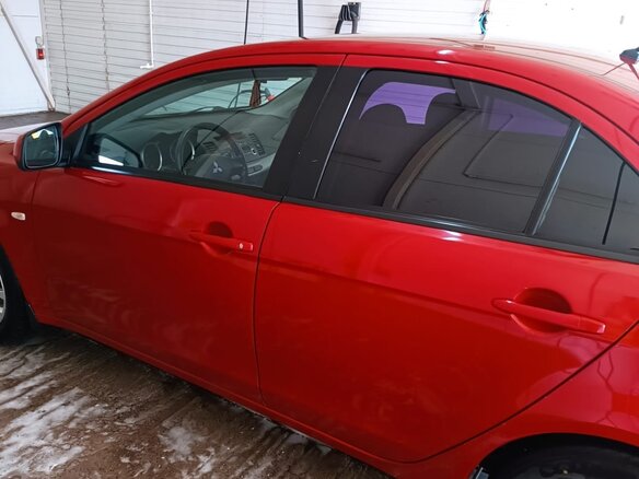 2010 Mitsubishi Lancer X, красный, 650000 рублей - вид 5