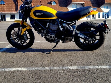 2017 Ducati Scrambler 800, жёлтый, 555213 рублей, вид 4