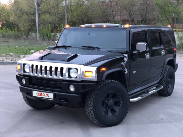 2005 Hummer H2 I, чёрный - вид 15