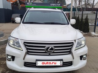 2015 Lexus LX 570 III Рестайлинг, белый, 5300000 рублей, вид 1