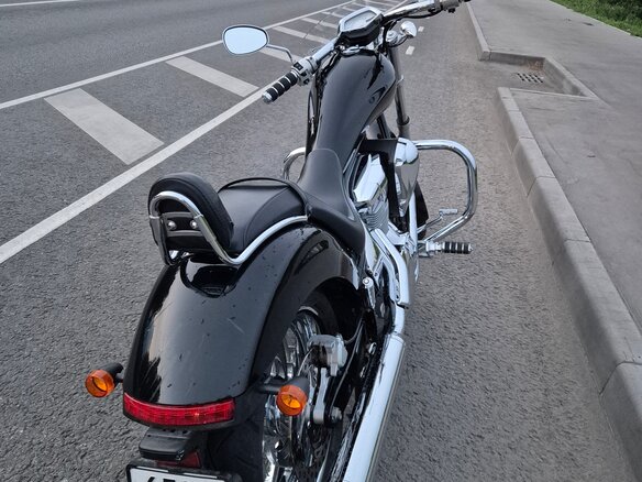 2011 Honda VT 1300CX Fury, чёрный, 850000 рублей - вид 8