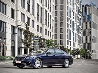 2016 Mercedes-Benz S-Класс 350 CDI BlueTEC Long 9G-TRONIC VI (W222, C217), синий, 4760000 рублей, вид 4