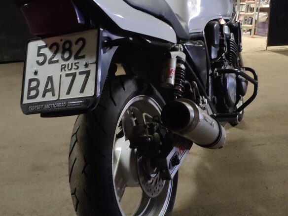 1995 Honda CB 400 Super Four, белый - вид 1