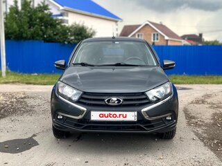 2019 Lada (ВАЗ) Granta I Рестайлинг, синий, 780000 рублей, вид 2
