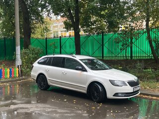 2014 Skoda Superb DSG II Рестайлинг, белый, 1450000 рублей, вид 3