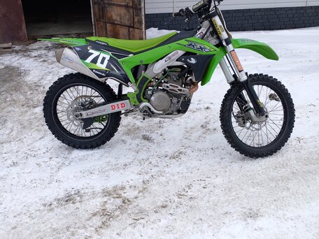 2017 Kawasaki KX 450, зелёный, 405000 рублей, вид 2