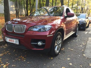 2008 BMW X6 30d I (E71), красный, 1299000 рублей, вид 1