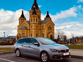 2020 Peugeot 308 II Рестайлинг, серебристый, 1250000 рублей, вид 2