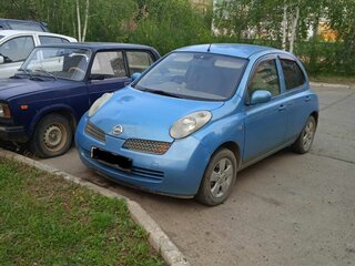 2002 Nissan March III (K12), синий, 360000 рублей, вид 1