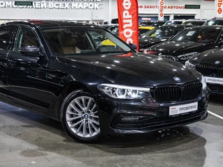 2019 BMW 5 серии 520d xDrive VII (G30/G31/G38), чёрный, 3389700 рублей, вид 5