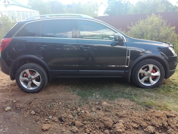 2013 Opel Antara I Рестайлинг, чёрный - вид 3