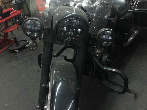 2011 Harley-Davidson Road King, чёрный - вид 1