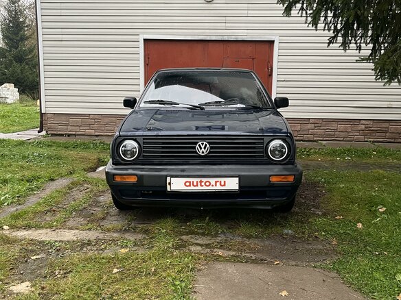 1990 Volkswagen Golf II, синий - вид 1