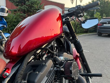 2008 Harley-Davidson Sportster 1200, красный, 920000 рублей, вид 2