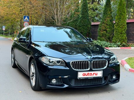 2014 BMW 5 серии 520i VI (F10/F11/F07) Рестайлинг, чёрный, 2470000 рублей, вид 3