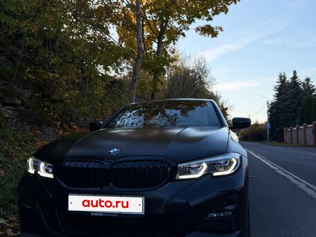 2022 BMW 3 серии 330d VII (G2x), чёрный, 5500000 рублей, вид 4