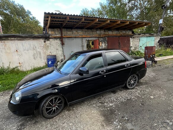 2011 Lada (ВАЗ) Priora I, чёрный - вид 10