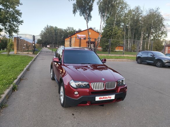 2010 BMW X3 20d I (E83) Рестайлинг, красный, 850000 рублей - вид 1