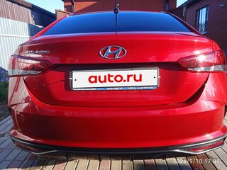 2021 Hyundai Solaris II Рестайлинг, красный, 1900000 рублей, вид 4