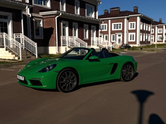 2022 Porsche Boxster IV 718 (982), зелёный, 9900000 рублей - вид 2