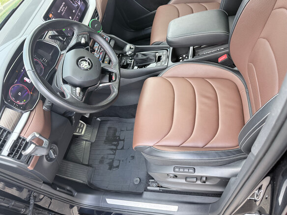 2023 Skoda Kodiaq I Рестайлинг, чёрный - вид 18