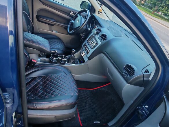2008 Ford Focus II Рестайлинг, синий, 500000 рублей - вид 8